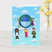 英雄たち,グリーティングカードをたたんで感謝 カード (黄色い花)