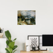 英雄とレアンダーの別れ(キャンバス上の油) ポスター (ホームオフィス)