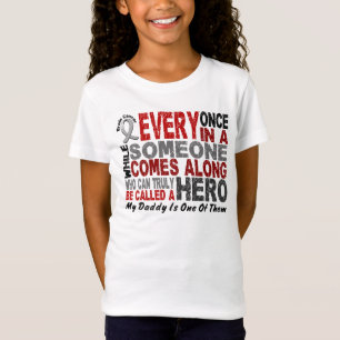 英雄によっては1人のお父さんの脳腫瘍のTシャツが現れります Tシャツ