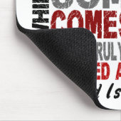 英雄によっては1人のパパの脳腫瘍のTシャツが現れります マウスパッド (コーナー)