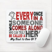 英雄によっては1人のパパの脳腫瘍のTシャツが現れります マウスパッド (マウス)