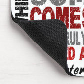 英雄によっては1人の娘の肺癌が現れります マウスパッド (コーナー)