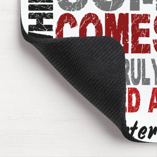 英雄によっては1人の娘の肺癌が現れります マウスパッド (コーナー)