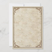 英雄に敬礼 招待状 (裏面)