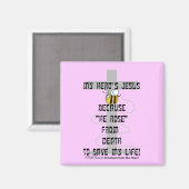 英雄のイエス マグネット (正面/裏面)