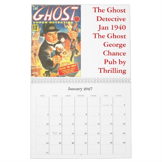 英雄のパルプのカレンダー2012年 カレンダー (1月 2027)