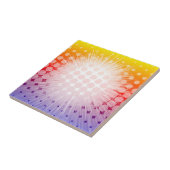 英雄のポップアートの紫色 タイル (側面)