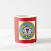 英雄のマグ-米国の沿岸警備隊に名誉を与えること コーヒーマグカップ (中央)