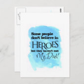 英雄の信じ無い人がある ポストカード (正面/裏面)