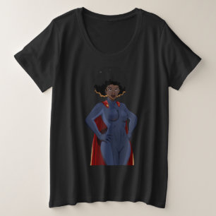 英雄の女性 プラスサイズTシャツ