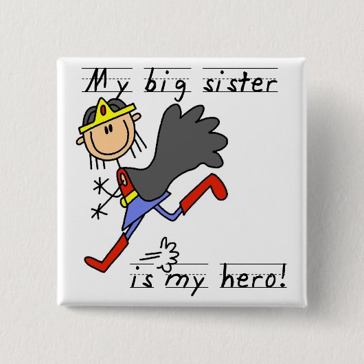 英雄の姉Tシャツと贈り物 缶バッジ (正面)