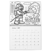 英雄の火クルー救助2025/2026 カレンダー (1月 2027)