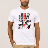 英雄の特徴 Tシャツ (正面)