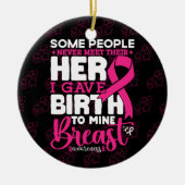 英雄の胸像に逢わない人がある認識度 セラミックオーナメント (正面)