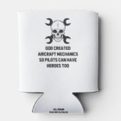 英雄の航空機整備士 缶クーラー (裏面)