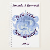 「英雄の道」エンブレム プランナー手帳 (正面)