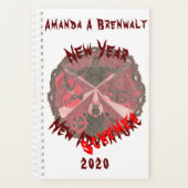 「英雄の道」ヴィランズエンブレム プランナー手帳 (正面)