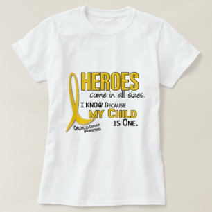 英雄はすべて1人の子供の幼年期の蟹座のワイシャツを大きさで分類します Tシャツ