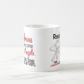 英雄は天使のパパの肺癌になります コーヒーマグカップ (中央)