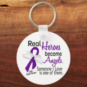 英雄は天使の嚢胞性線維症になる キーホルダー (正面)