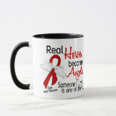 英雄は天使の心臓病になります マグカップ (左)