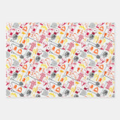 英雄をテーマにした消防士 ラッピングペーパーシート (正面2)