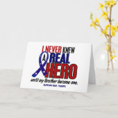 英雄を知らない2兄弟(軍隊を支援) カード (黄色い花)