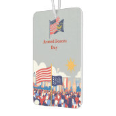 「英雄を讃える：軍隊の日のお祝い カーエアーフレッシュナー (左)