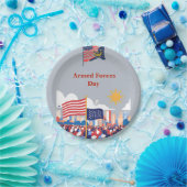 「英雄を讃える：軍隊の日のお祝い ペーパープレート (パーティー)