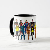 英雄アカデミー「ファミリー」キャラクターズマグ マグカップ (正面左)