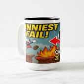 英雄ギフトマグカップの男性カップ&カップ ツートーンマグカップ (正面左)