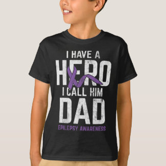 英雄パパてんかん認識度てんかんパティ Tシャツ