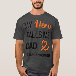 英雄呼び出し私パパ注意欠陥障害ADHD Tシャツ