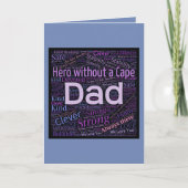 英雄父の日 カード (正面)