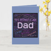 英雄父の日 カード (黄色い花)