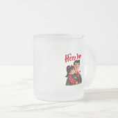 英雄父の日 フロストグラスマグカップ (正面右)