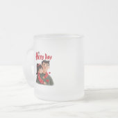 英雄父の日 フロストグラスマグカップ (正面左)