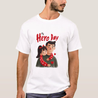 英雄父の日 Tシャツ