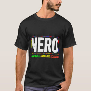 英雄発達障害認識度 Tシャツ