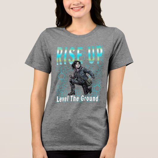 英雄的なスタイル トライブレンドTシャツ (正面)