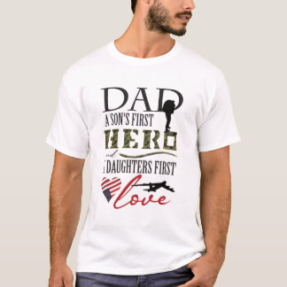 英雄的なパパ Tシャツ
