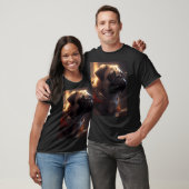 英雄的な戦士：パグ Tシャツ (ユニセックス)