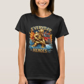 英雄的な消防士バトルブレイズ Tシャツ (正面)