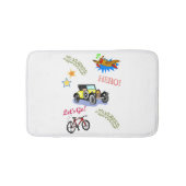 英雄自転車用飛行機シャワーマットバスルーム バスマット (正面)