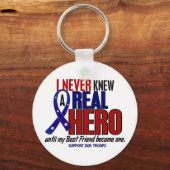 英雄2の友人を知ら最高のなかった(我々の部隊を支援 キーホルダー (正面)