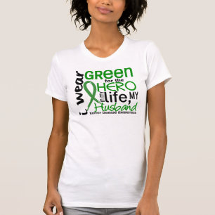 英雄2の夫の腎臓病のための緑 Tシャツ