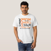 英雄2の義母MSのためのオレンジ Tシャツ (正面フル)