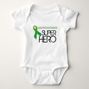 "英雄"のGastroschisisの認識度のワイシャツ ベビーボディスーツ