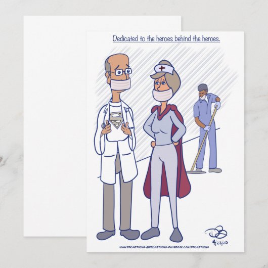 英雄 サンキューカード (正面/裏面)