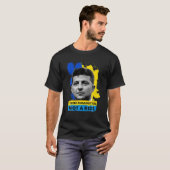 英雄Volodymyr Zelensky I Need Ammuniti0n Not a Ri Tシャツ (正面フル)